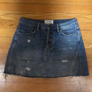 Free People Denim Skirt